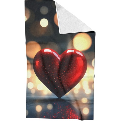Takoy HT-00166 Rýchloschnúci uterák veľké 3D srdce 30 x 50 cm