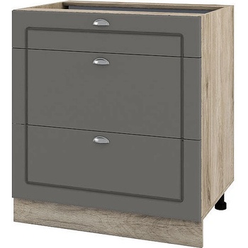 ИРИМ Долен кухненски шкаф Сити АРФ-Цимент мат-06-120 80 см