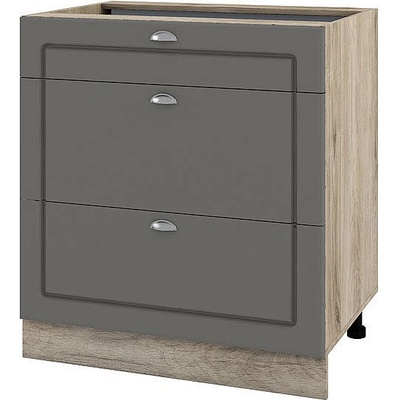 ИРИМ Долен кухненски шкаф Сити АРФ-Цимент мат-06-120 80 см