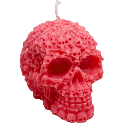 Svíčkománie3D Lebka z lebek 185 g Červená
