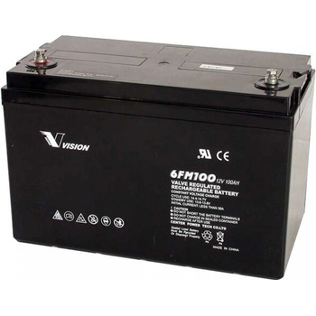 Image 1 of Makelsan 6-FM-100, 12V 100Ah, за UPS, 407 х 208 х 174 мм (6-FM-100)