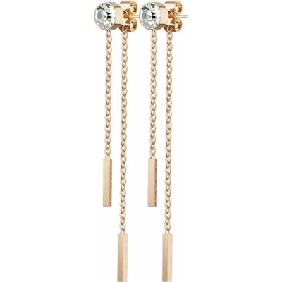 Glory dámske náušnice z chirurgickej ocele Lena ružovozlaté SE3448-RD