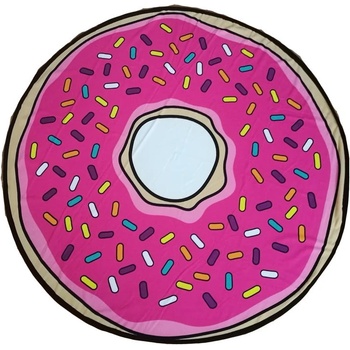 Jahu Розова детска плажна кърпа ø 150 cm Donut - JAHU collections (1120001.12)