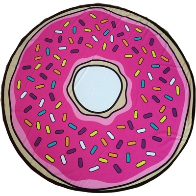 Jahu Розова детска плажна кърпа ø 150 cm Donut - JAHU collections (1120001.12)