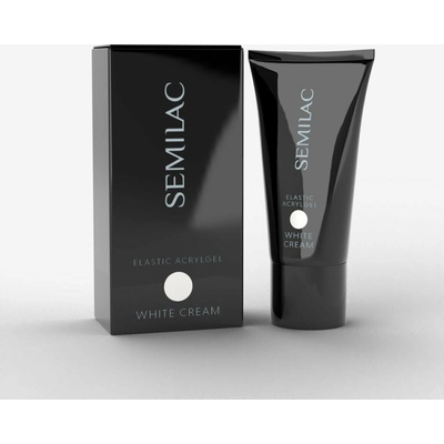 Semilac Acrylgel Elastic Acrylgel White Cream 30 g