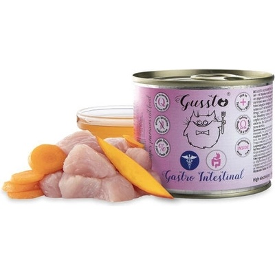 GUSSTO Vet Gastro Intestinal pre mačky 6 x 200 g