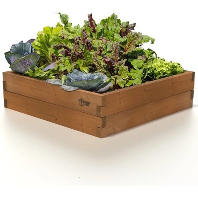 Grow Cube Vyvýšený záhon 404 x 104 x 28 cm thermo borovica impregnácia olejovoskom