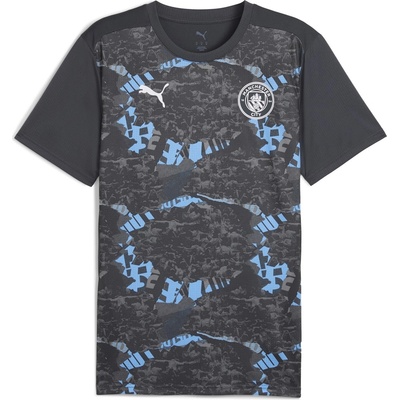 PUMA Manchester City Pre Match Shirt 2024 2025 Adults - Grey Cool/Grey