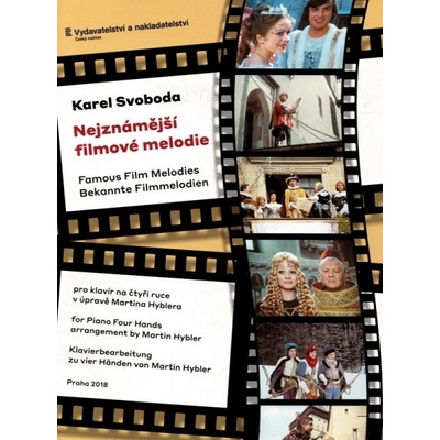 Najznámejšie filmové melódie pre klavír na štyri ruky Karel Svoboda