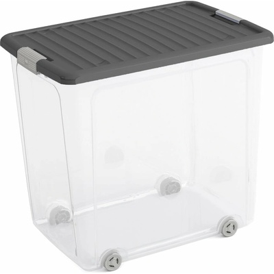 Kis Plastový úložný box s vekom 56,5 x 39 x 51,5 cm W box XL