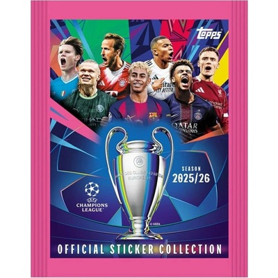 Topps Champions League stickers 2025 2026 packets