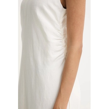 BOSS Orange рокля с лен C Delinna (50559243)