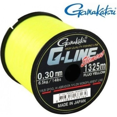 Gamakatsu G-Line Element Fluo žltá 1490 m 0,28 mm