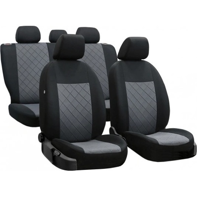 Autopoťah Pok-ter Craft Line textil sivo-čierne