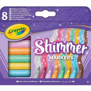 Crayola Crayola: Комплект от 8 блестящи флумастера (58-8648)
