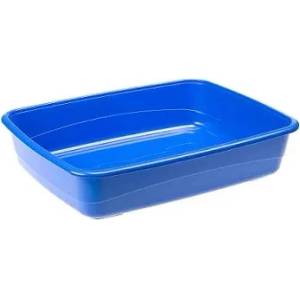 Ferplast Nip 10 - Открита котешка тоалетна без брод, 46, 5 / 35, 5 / 11, 5 см. - синя