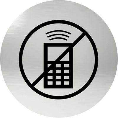 Označenie dverí samolepiace - zákaz telefonovania ONTELK