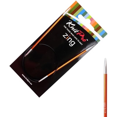 Kovové kruhové jehlice Knitpro Zing 40 cm 2,75 mm