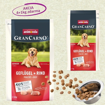 Animonda GranCarno Senior Poultry & Beef 4 kg