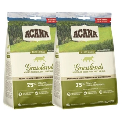 ACANA Grasslands Cat 2 x 0,34 kg