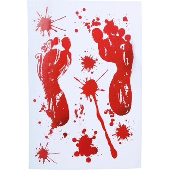 Fiestas Guirca Декорация за прозорци Следи от кръв