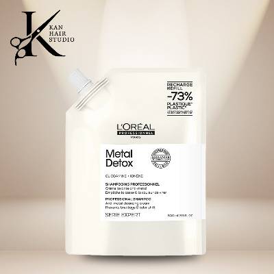 L'Oréal Пълнител за крем-шампоан Metal Detox 500мл