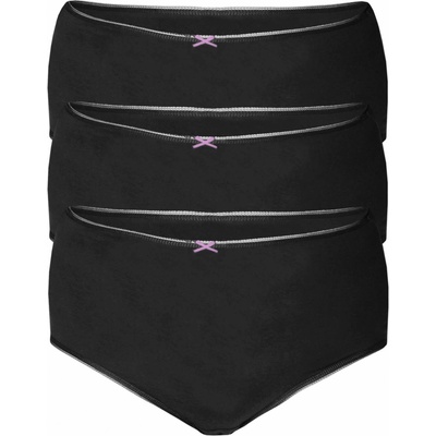 Evička maxi bavlnené nohavičky 3ks čierna