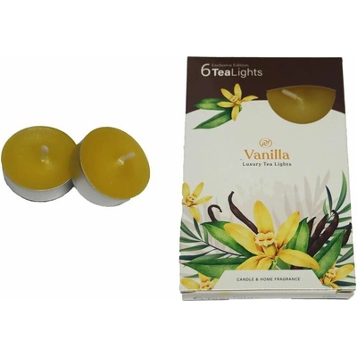 Santo Candles Tea Lights Vanilla 6 ks