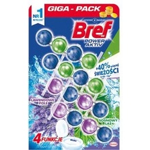 Bref Power Aktiv Giga Pack tuhý WC blok Pine + Lavender 4 x 50 g