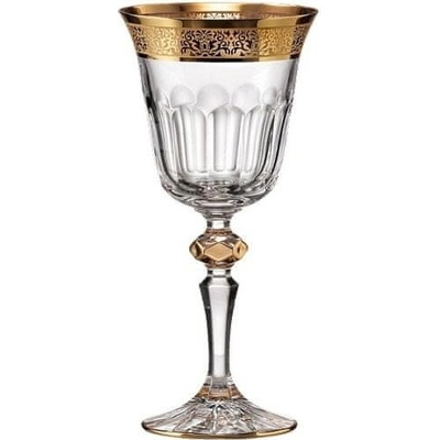Bohemia Crystal Ručně broušené sklenice na červené víno Romantic 2 x 220 ml