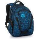 Školní batohy Bagmaster Bag 20 B batoh žíhaně modrá