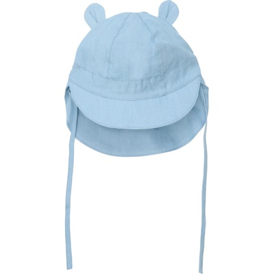 Huttelihut Детска шапка с козирка Huttelihut Kid's Summer Hat Ears Woven Cap - Soft Chambray - размер 74/80 (EU) (904-3495-0113)