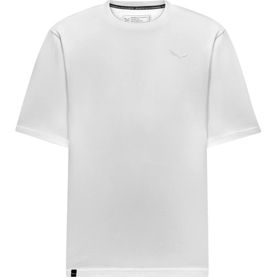 Salewa Мъжка спортна тениска Salewa Eagle Peak T-Shirt S/S Sport shirt - Optical White - размер 52 (EU) (217-0305-0215)