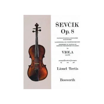 Image 1 of Sevcik for Viola - Opus 8: Changes of Position & Preparatory Scale Studies | Otakar Sevcik, Lionel Tertis