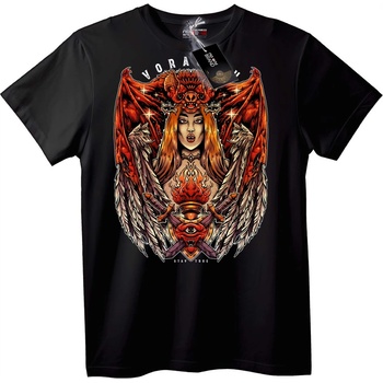 NOONEBRAND Тениска Vora Огнени Крила - 2XL, White