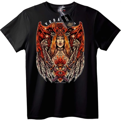 NOONEBRAND Тениска Vora Огнени Крила - 2XL, White