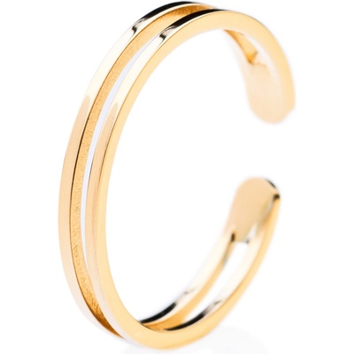 Franco Bene Dvojitý prsten pozlacený 371