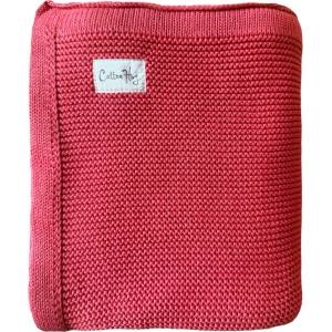 Cotton Hug Памучно одеяло Cotton Hug - Органик, 80 х 100 cm, малина (CH120) - ozone