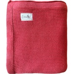 Cotton Hug Памучно одеяло Cotton Hug - Органик, 80 х 100 cm, малина (CH120) - ozone