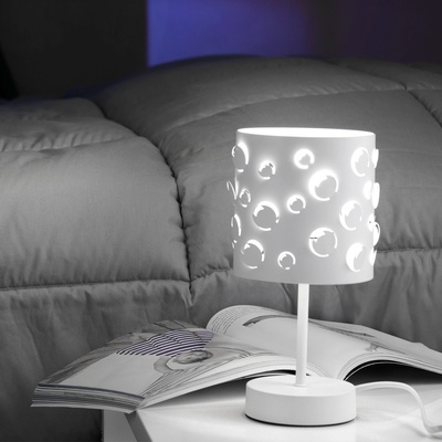 Onli - Настолна лампа BOLLICINE 1xE14/6W/230V 22 cm бяла (OL0542)