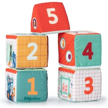 Lilliputiens textilní kostky Farma