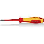 KNIPEX Отвертка PH/S 1, VDE 1000V жълто-червена ръкохватка 187мм, - K982401SLS (K982401SLS)
