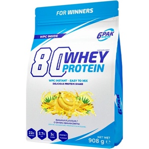6PAK Nutrition 80 Whey Protein 908 g