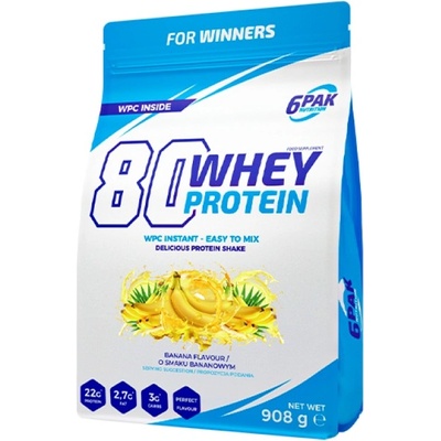 6PAK Nutrition 80 Whey Protein 908 g