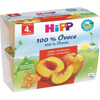 HiPP jablká s brosyňou 4 x 100 g