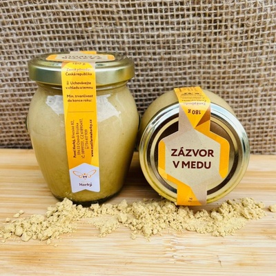Včelí farma Horký Zázvor v medu 180 g