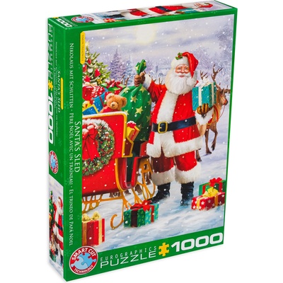 EUROGRAPHICS Пъзел Eurographics от 1000 части - Дядо Коледа (60005639)