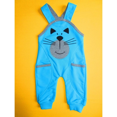 Arex ČR Tepláky s laclem Davídek 2 tyrkysově modrá