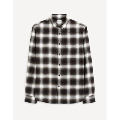 Celio Тъмнокафява карирана риза Celio Vaflaca Celio | Kafyav | МЪЖЕ | S