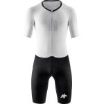 ASSOS Мъжки скин за колоездене ASSOS Rapidfire Chronosuit S11 Cycling skinsuit - White Series (002-3892-0114)